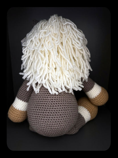 Håndlaget heklet kosevenn- Souf- Følli- Amigurumi