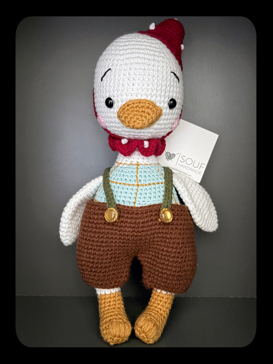 Håndlaget heklet kosevenn- Souf- Gakky- Amigurumi