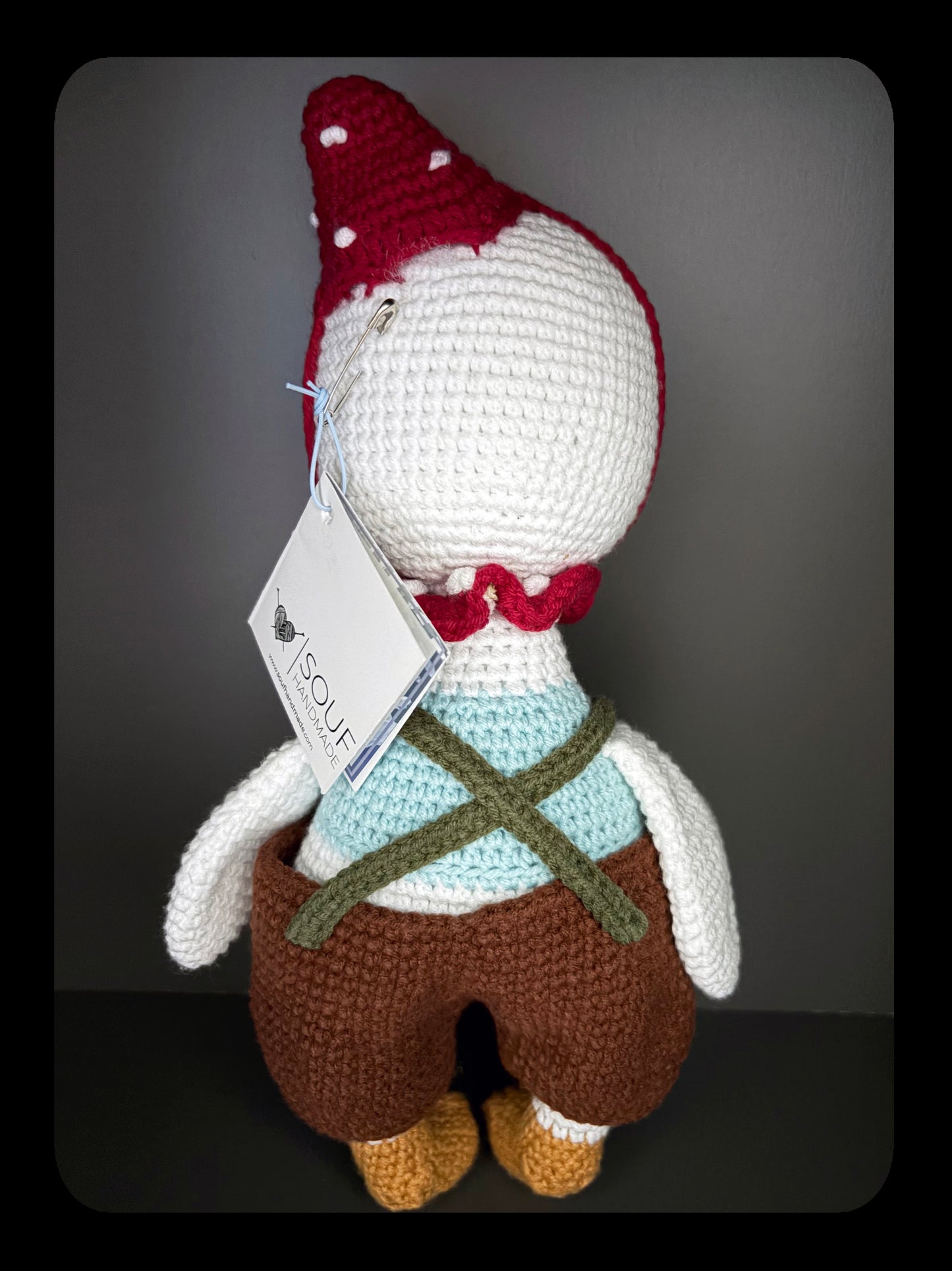 Håndlaget heklet kosevenn- Souf- Gakky- Amigurumi