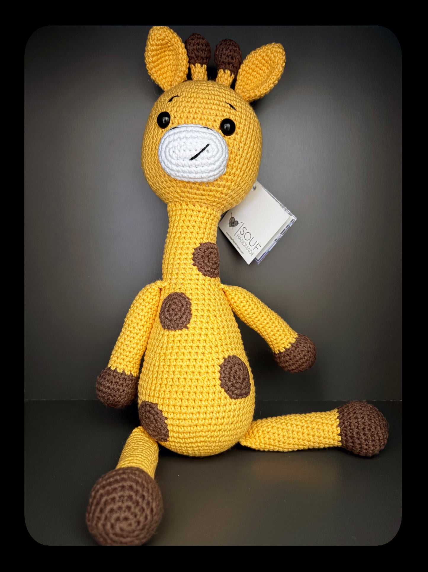 Håndlaget heklet kosevenn- Souf- Høyvind- Amigurumi
