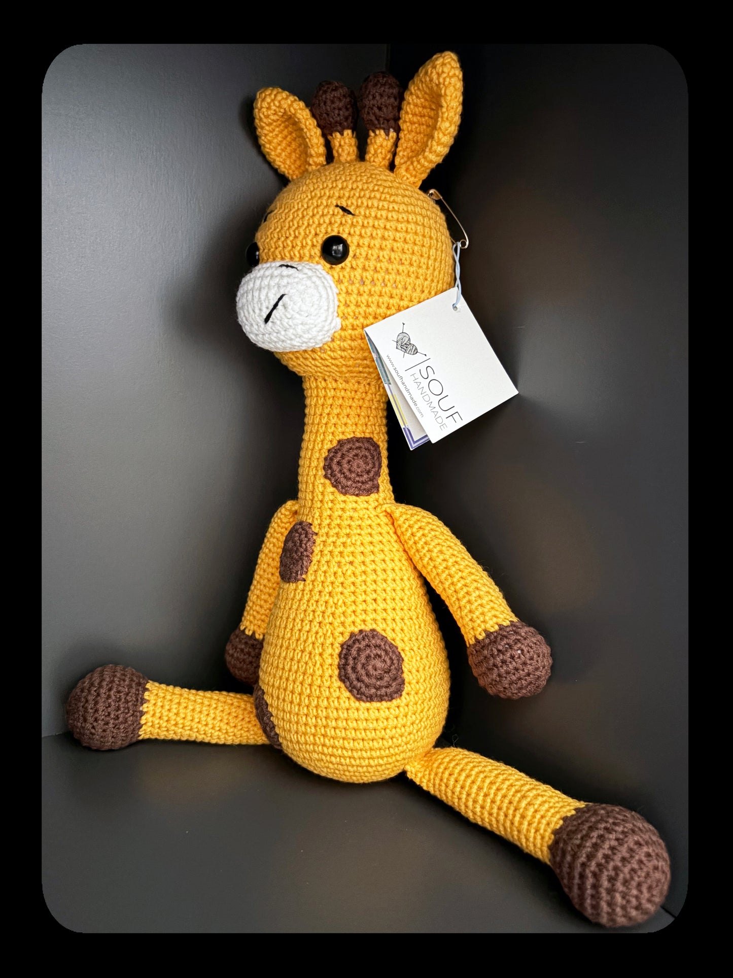 Håndlaget heklet kosevenn- Souf- Høyvind- Amigurumi