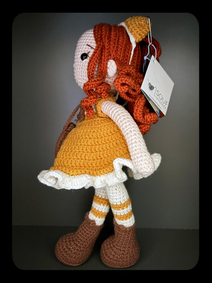 Håndlaget heklet kosevenn-Souf- Mia- Amigurumi