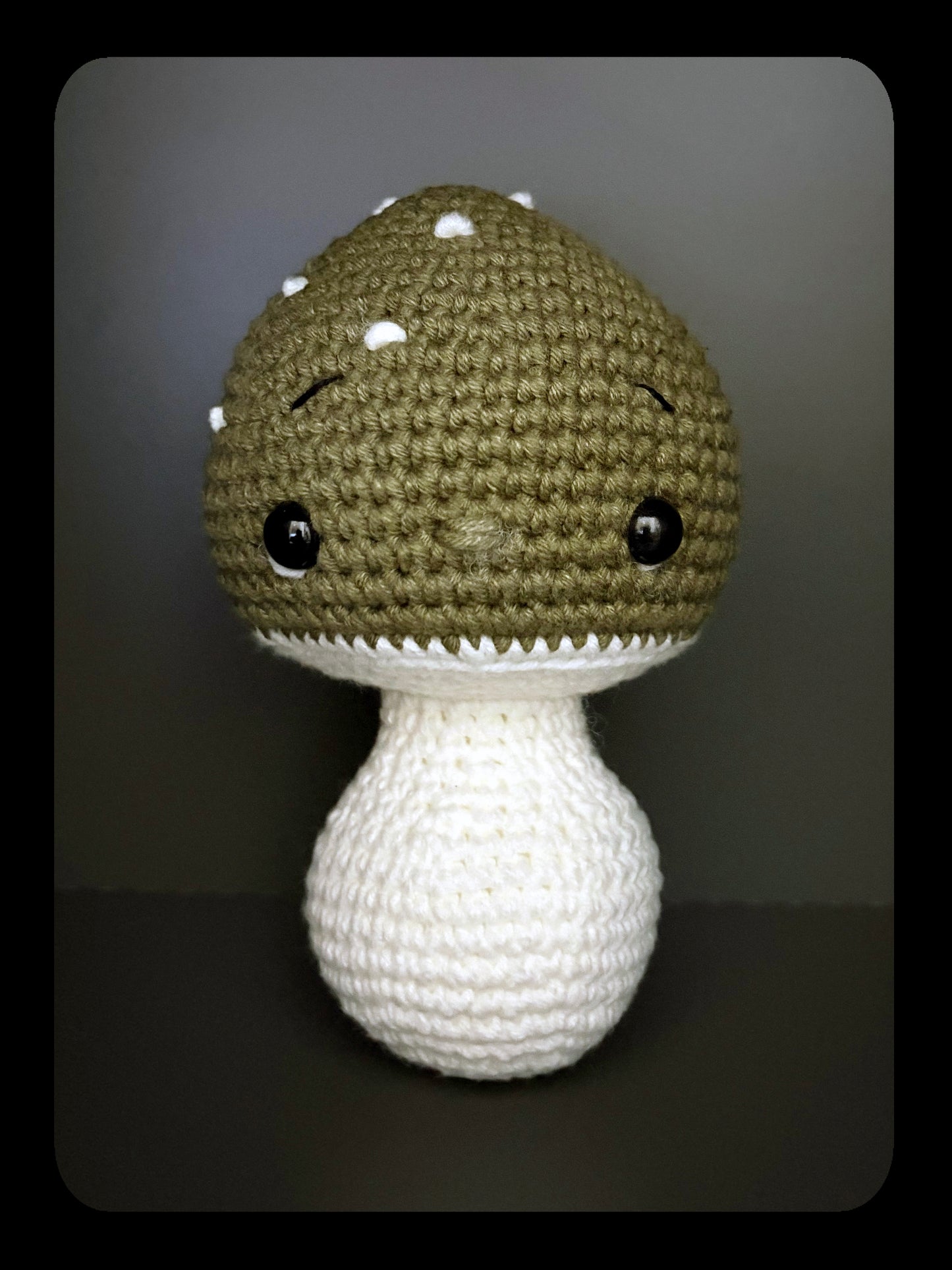 Håndlaget heklet kosevenn- Souf- Sopphie grønn- Amigurumi