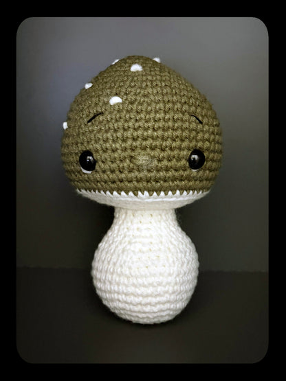 Håndlaget heklet kosevenn- Souf- Sopphie grønn- Amigurumi